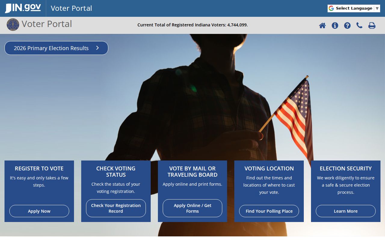 Indiana Voters lookup used to confirm Jeffersonville registration