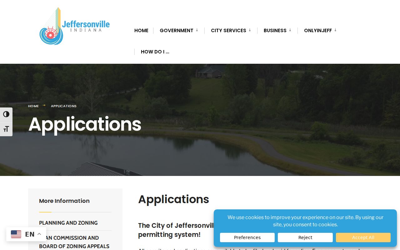 Jeffersonville neighbors city permit and address records