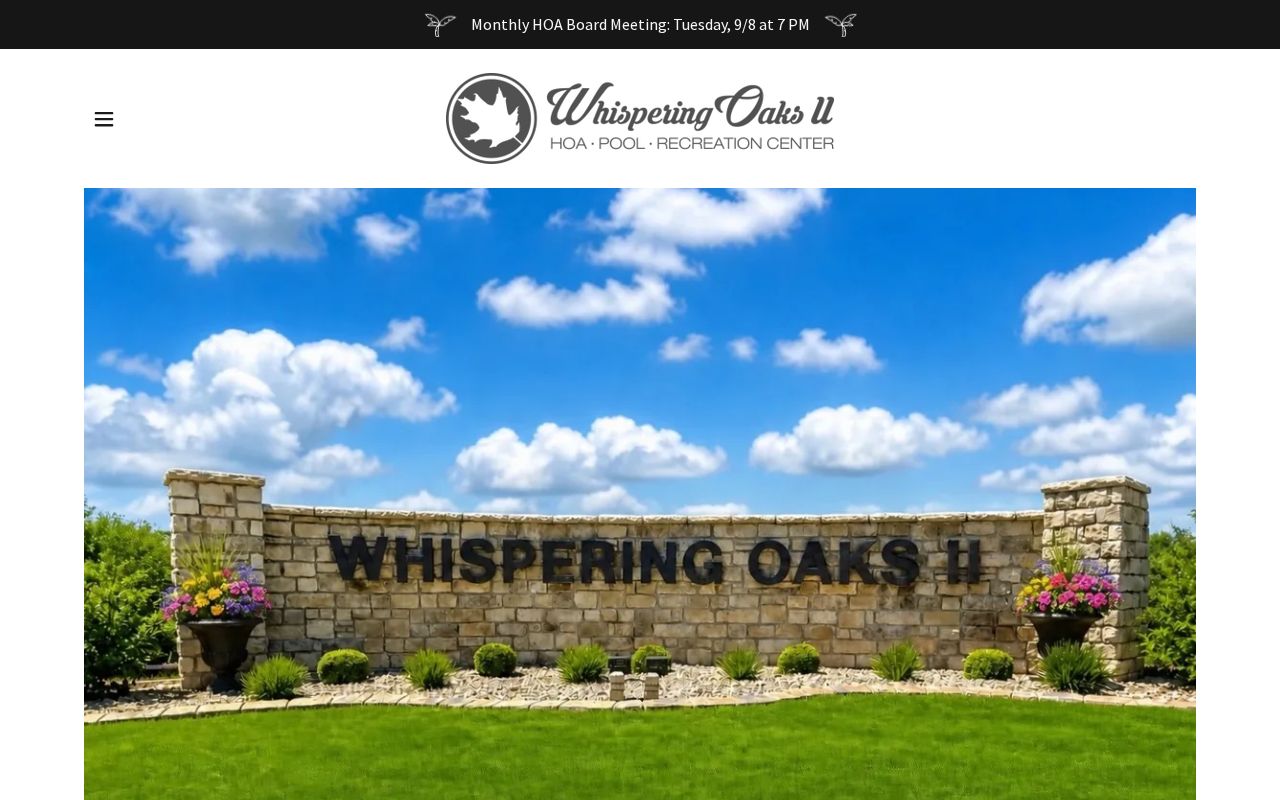 Jeffersonville neighbors Whispering Oaks II community page